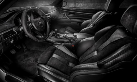 Чернильно-черный интерьер BMW M3 от Carlex Design